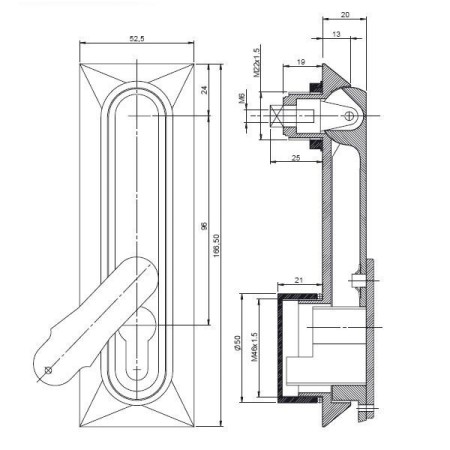 Zamek HS 08